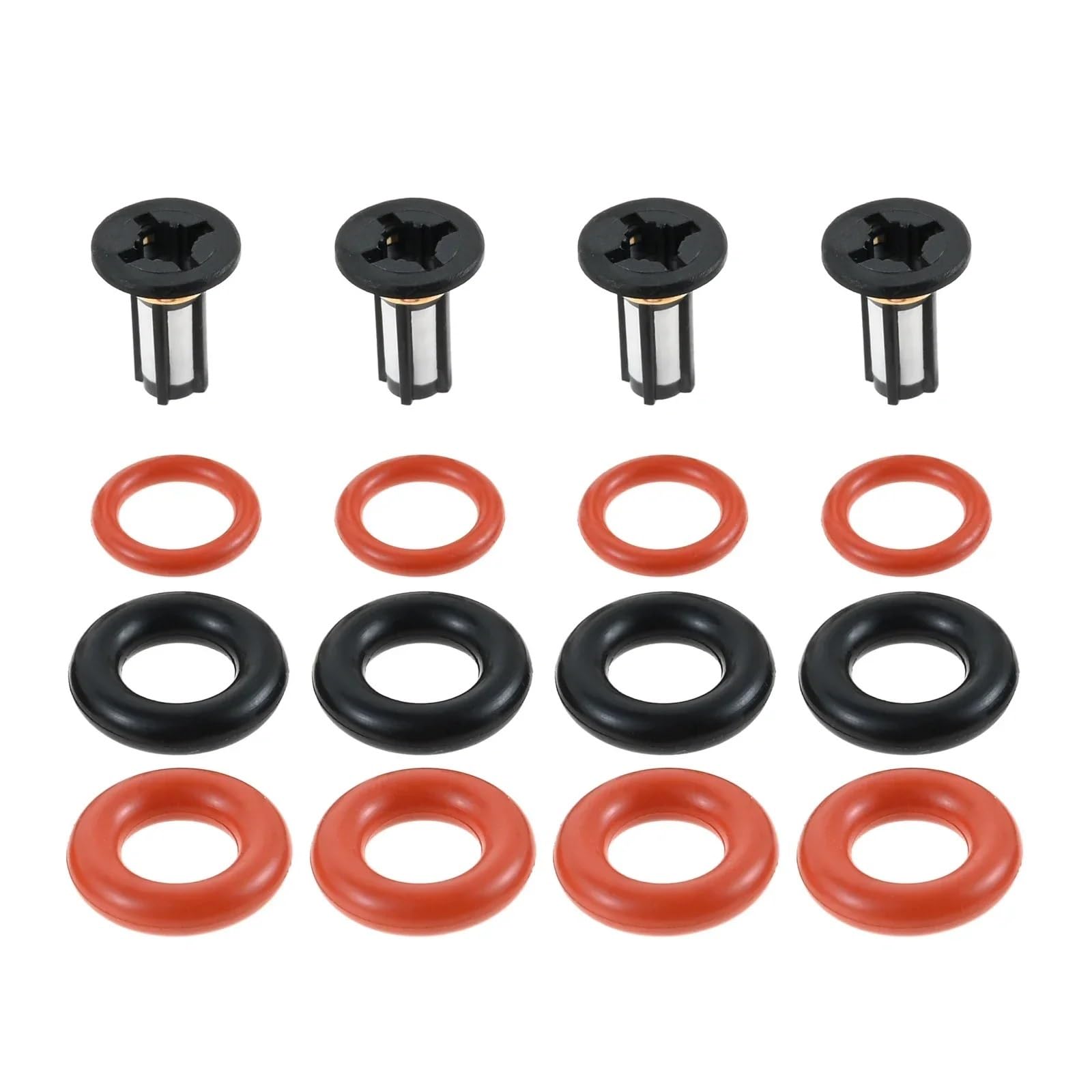 Auto Injektordüse 4 Sets Kraftstoff Injektor Filter O-Ring Reparatur Rebuild Kit FJ484 Für Accord Für CR-V Für Element Für Für RSX Einspritzdüsen von HONGYISM