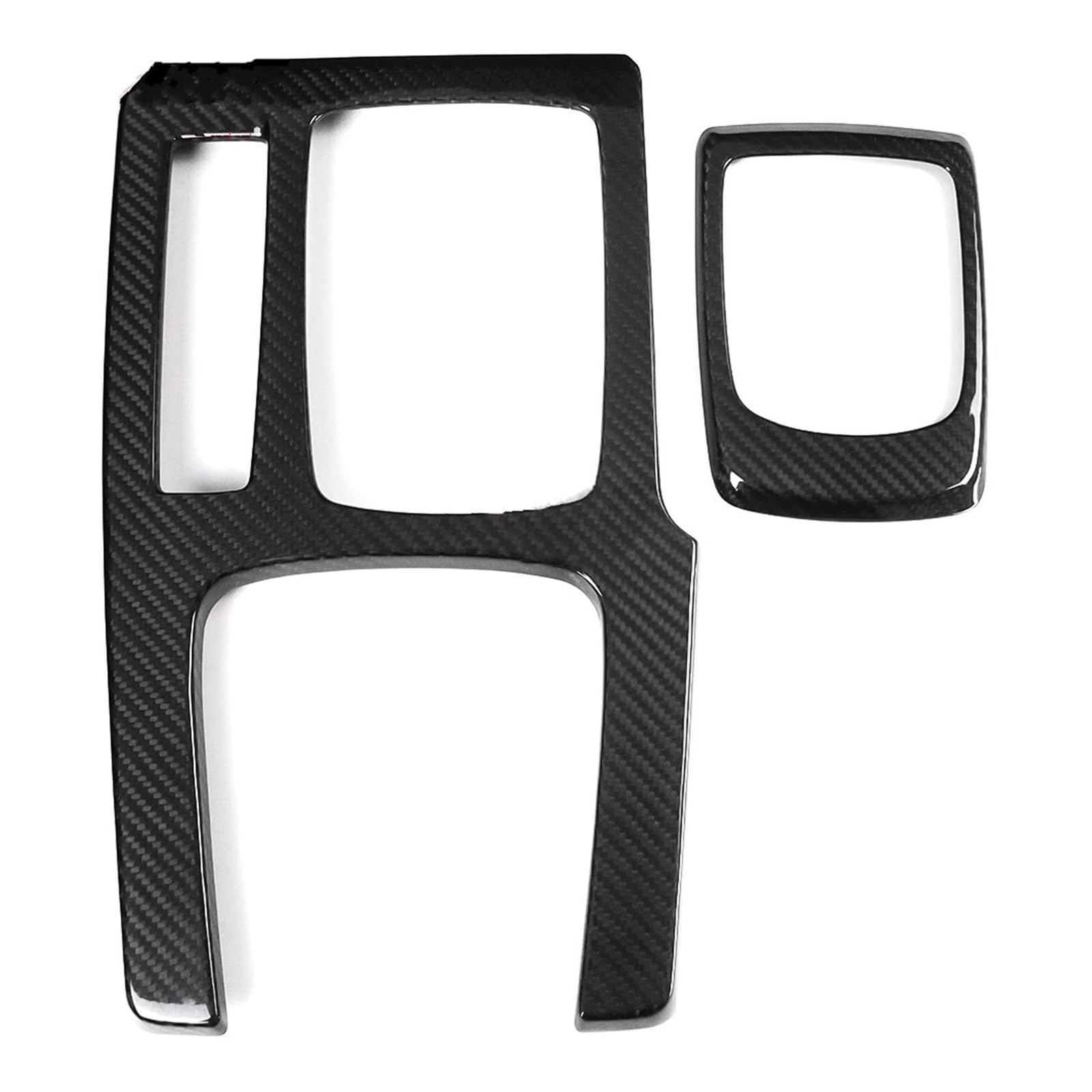 Auto Innendekoration 2Pcs Für Für Integra Für Typ S 2023 2024 2025 Für MT Carbon Faser Auto Interior Center Getriebe Shift Panel Abdeckung Trim Zubehör Auto Zubehör Innenraum(Glossy Carbon) von HONGYISM