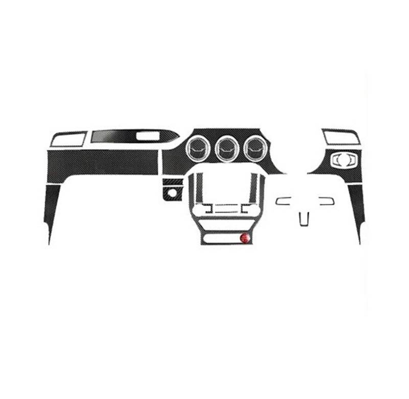 Auto Innendekoration Auto Innen Zubehör Aufkleber Carbon Fiber Getriebe Shift Air Outlet Panel Set Trim Für Ford Für Mustang GT 2015 2016 2017 2018 2019 2020 Auto Zubehör Innenraum(45) von HONGYISM