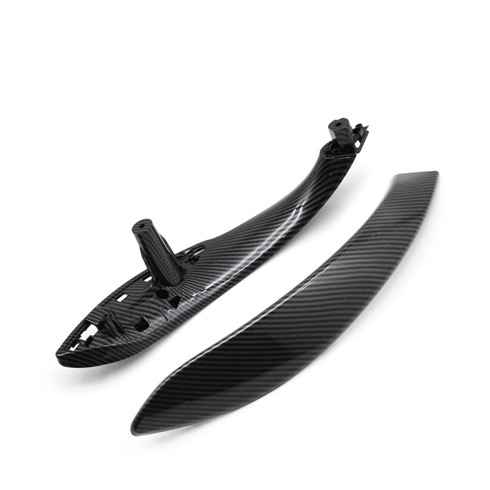 Auto Innendekoration Für 3 4 Serie Für M3 Für M4 F30 F34 F36 F32 F33 F80 F82 F83 Carbon Fiber Innen Tür Innen Pull Griff Trim Abdeckung Auto Zubehör Innenraum(Rear Left Set) von HONGYISM