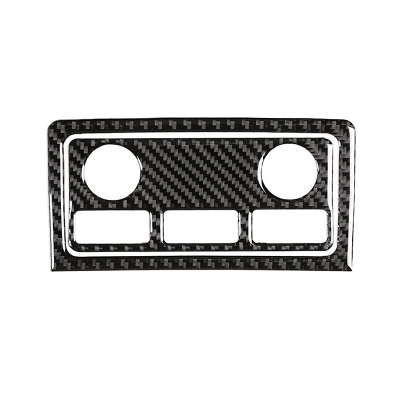 Auto Innendekoration Für 5 Series E60 E61 2004-2010 Carbon-Faser-Auto-Innenraum Hinten Klimaanlage Steckdose Panel Zigarettenanzünder-Rahmenabdeckungs-Ordnung Auto Zubehör Innenraum(B) von HONGYISM