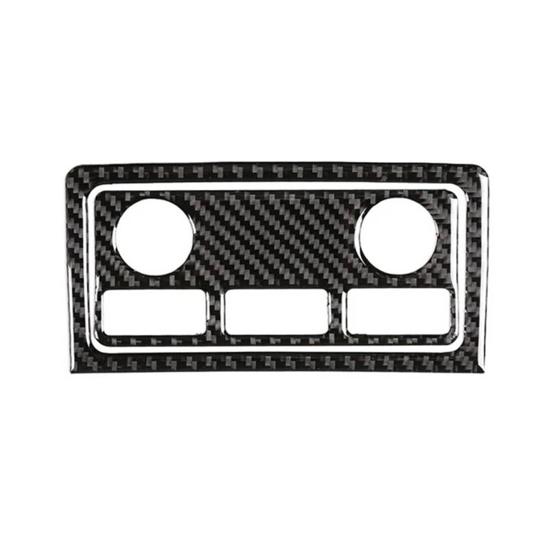 Auto Innendekoration Für 5 Series E60 E61 2004-2010 Carbon-Faser-Auto-Innenraum Hinten Klimaanlage Steckdose Panel Zigarettenanzünder-Rahmenabdeckungs-Ordnung Auto Zubehör Innenraum(B) von HONGYISM