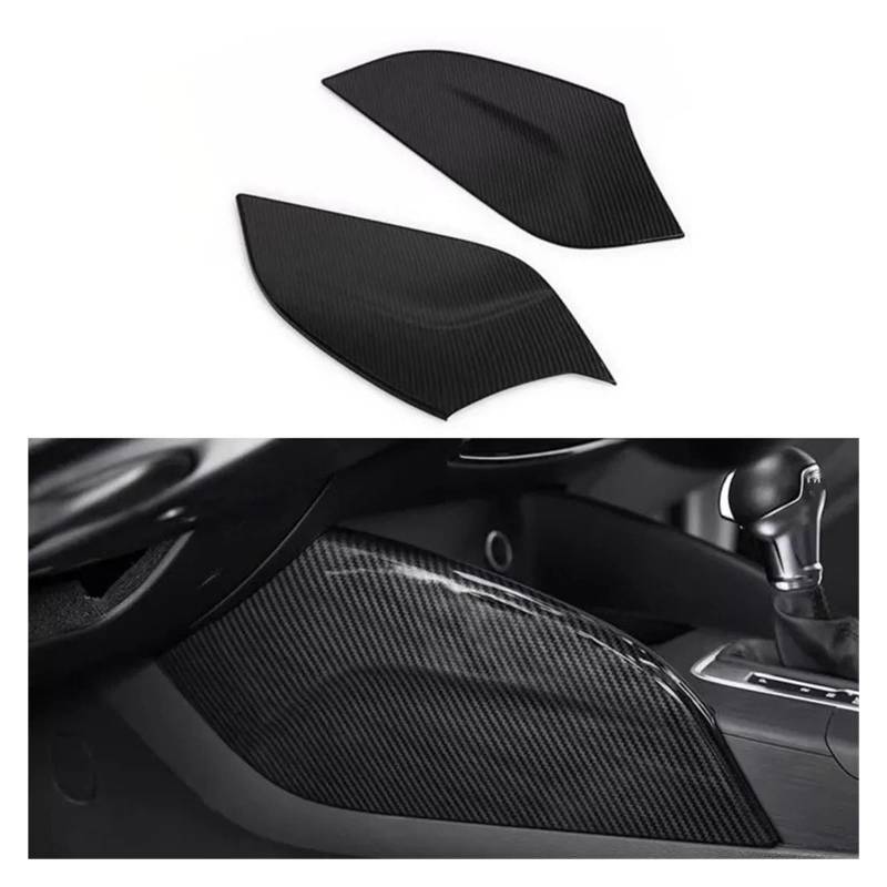 Auto Innendekoration Für A3 8V 2014 2015 2016 2017 2018 Auto Center Konsole Modifizierter Innenraum Carbon Fiber Trim Streifen Shift Header Shell Abdeckung Pull Griff Tür Auto Zubehör Innenraum(Style von HONGYISM