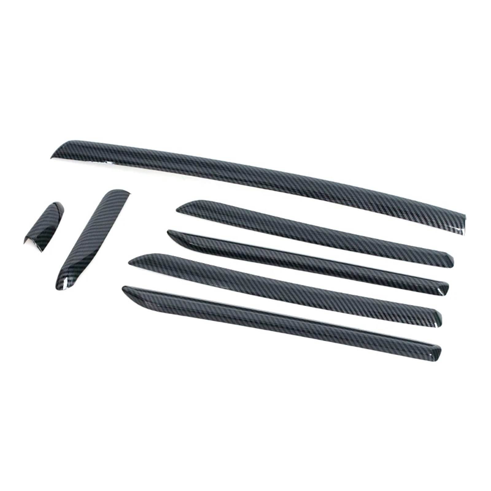 Auto Innendekoration Für A3 S3 Für RS3 2014 2015 2016 2017 2018 Auto LHD Center Konsole Tür Panel Carbon Faser Trim ABS Innenleisten Abdeckung Borte Auto Zubehör Innenraum(1 Set A) von HONGYISM