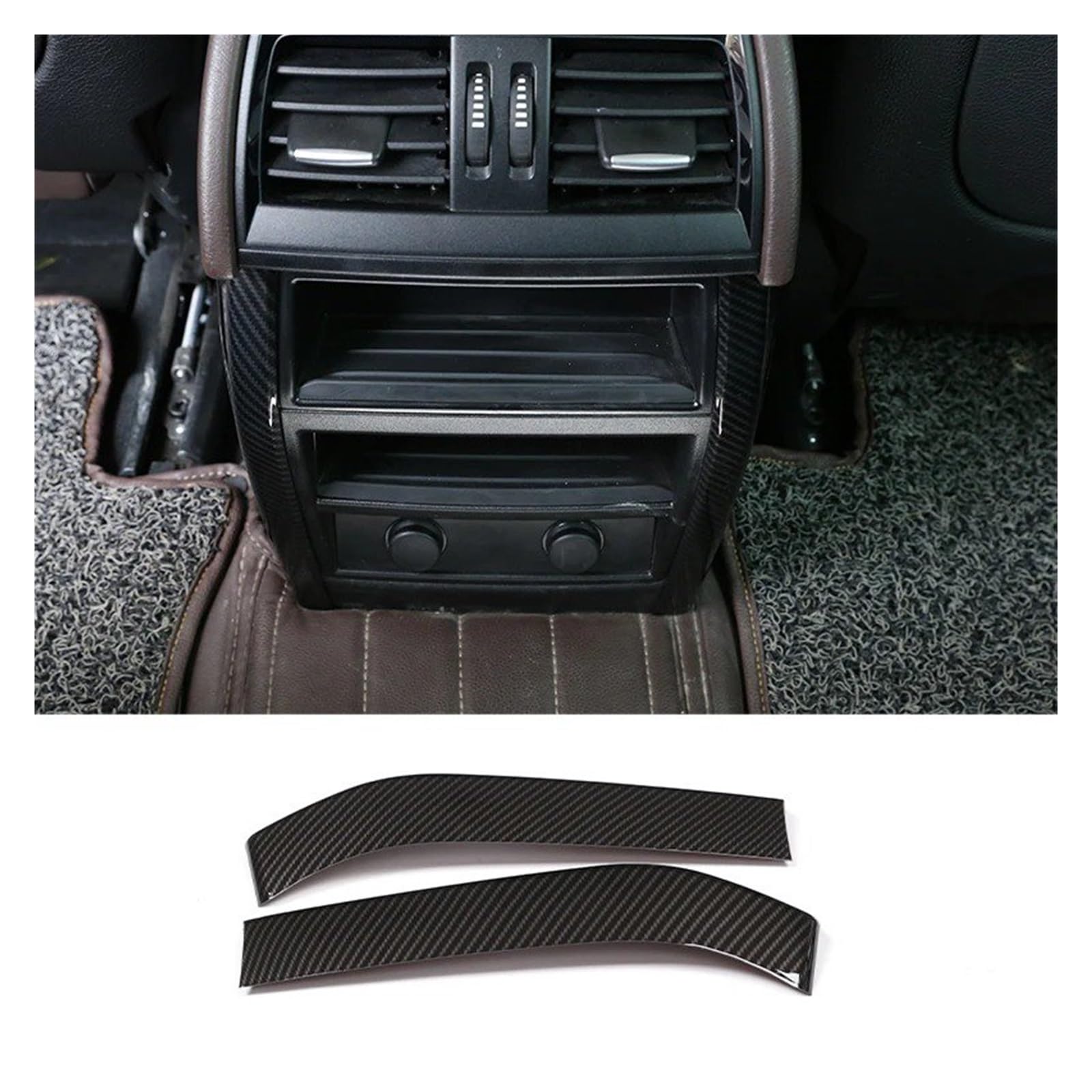 Auto Innendekoration Für Für X5 F15 Für X6 F16 2014-2018 Lenkrad Armaturenbrett Konsole Schalthebel Panel Aufkleber Auto Innen Carbon Faser Trim Abdeckung Auto Zubehör Innenraum(H) von HONGYISM