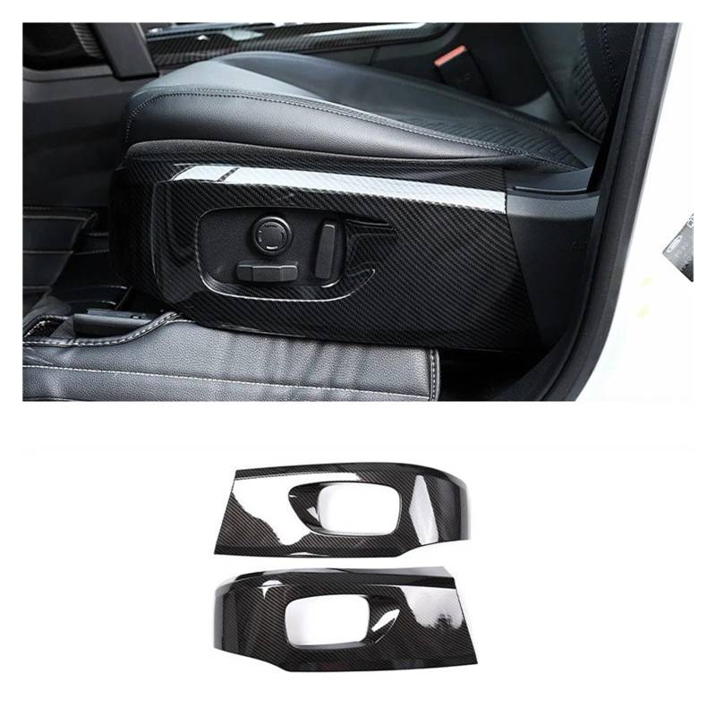 Auto Innendekoration Für Land Für Rover Für Discovery Für Sport 2015 16 17 18 2019 Auto Innen Carbon Faser Stil Geändert Aufkleber Auto Getriebe Shift Panel Abdeckung Auto Zubehör Innenraum(R) von HONGYISM