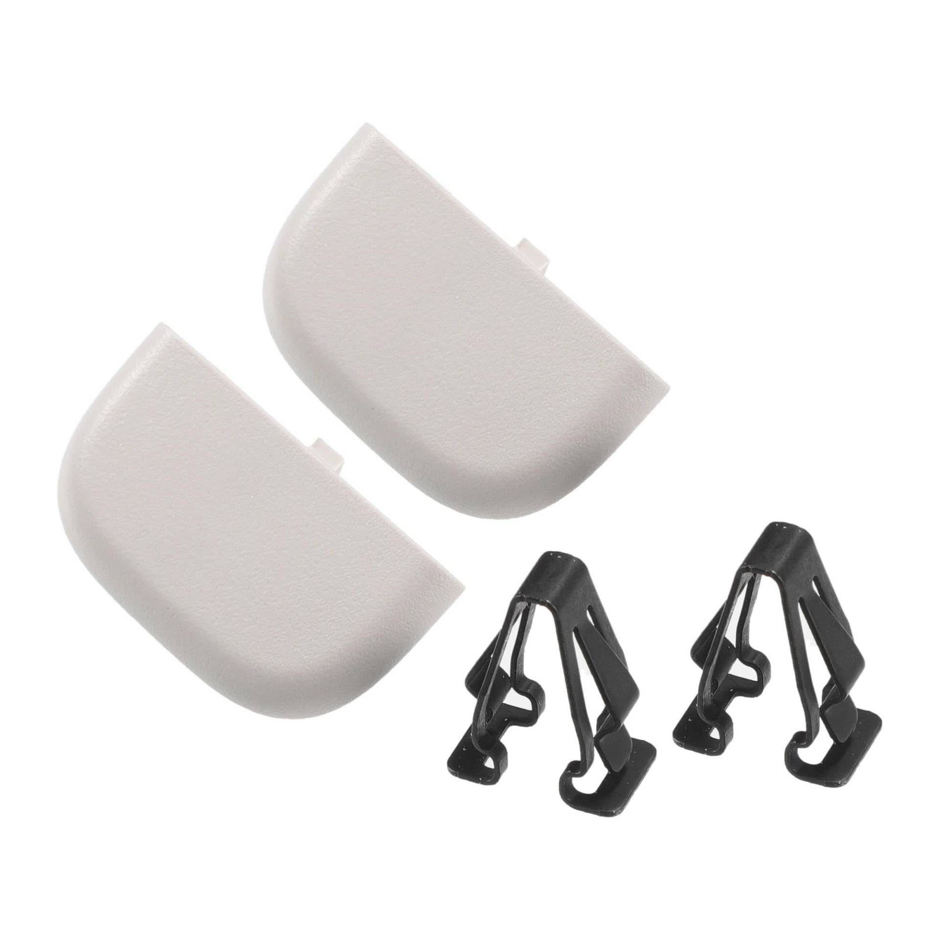 Auto Sonnenblende Sonnenschutz 2 Set Sonnenblendenkappen-Clip-Halter DS7Z-54672A40-AF Für Ford Für Fusion Für Lincoln Für MKZ 2013 2014 2015 2016(Grey) von HONGYISM