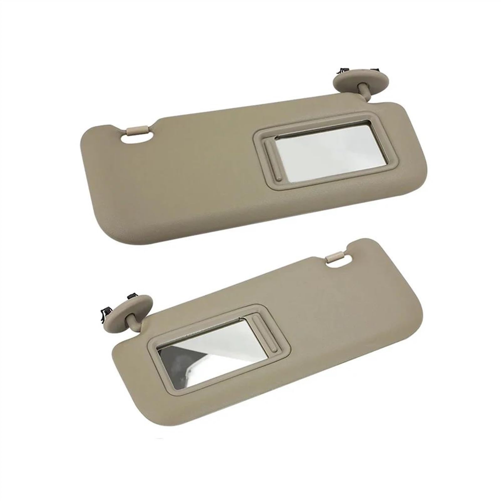 Auto Sonnenblende Sonnenschutz Auto-Innensonnenblende Mit Spiegel Für Toyota Für Auris Für Corolla 2010 2011 2012 2013, Linke Rechte Seite, Fahrer-/Beifahrerseite(Beige A Pair) von HONGYISM