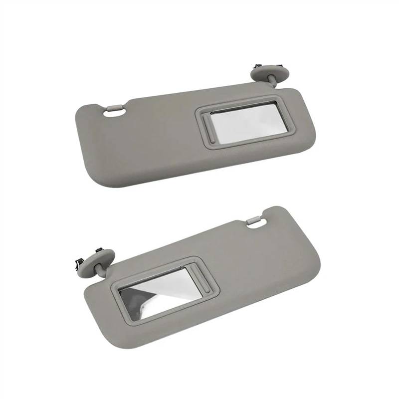 Auto Sonnenblende Sonnenschutz Auto-Innensonnenblende Mit Spiegel Für Toyota Für Auris Für Corolla 2010 2011 2012 2013, Linke Rechte Seite, Fahrer-/Beifahrerseite(Grey A Pair) von HONGYISM