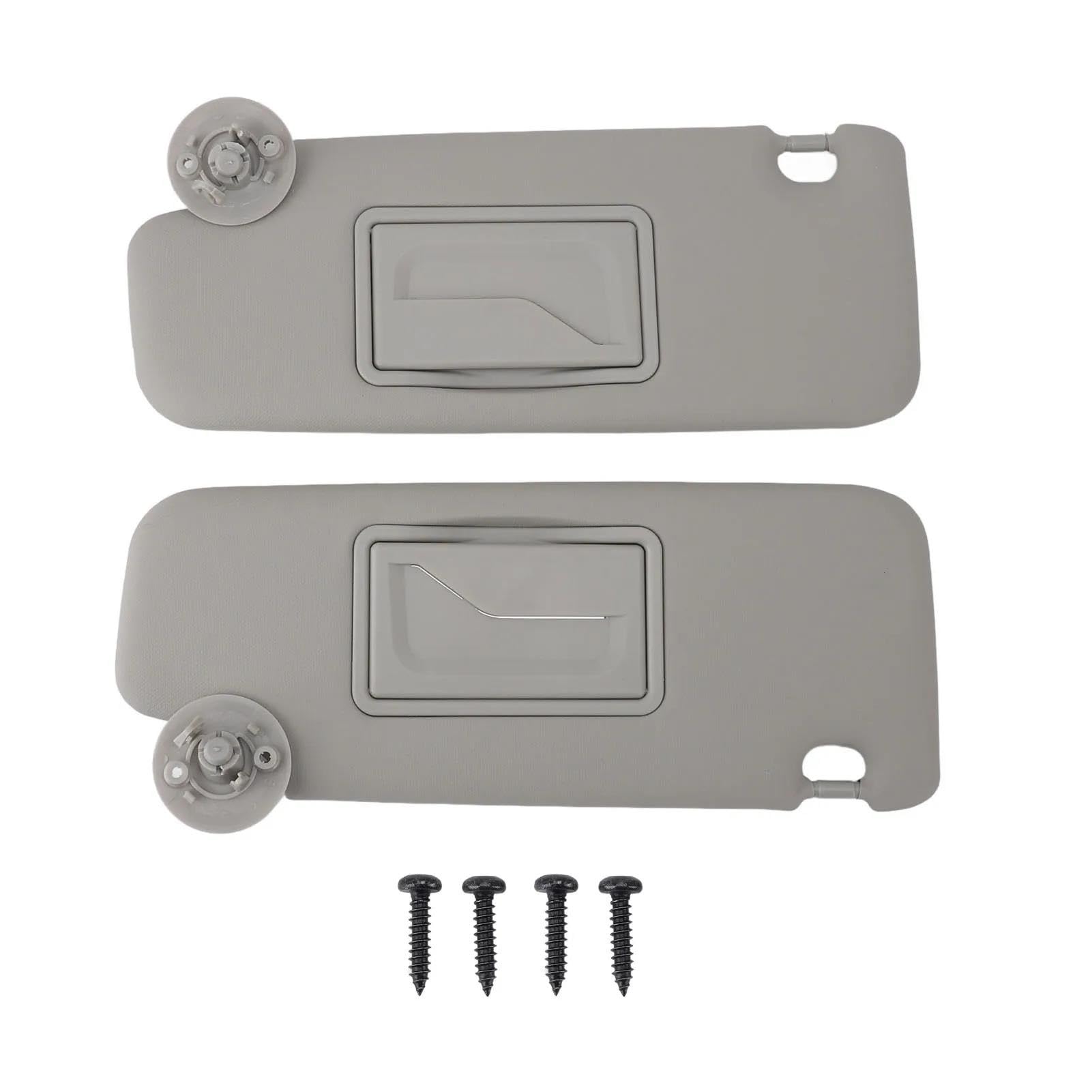 Auto Sonnenblende Sonnenschutz Auto-Sonnenblende, UV-Blockierung, Grau, Links Und Rechts, Sonnenblende Mit Spiegel, Für Chevrolet, Für Sonic 2012–2020, Für Spark 2011 von HONGYISM