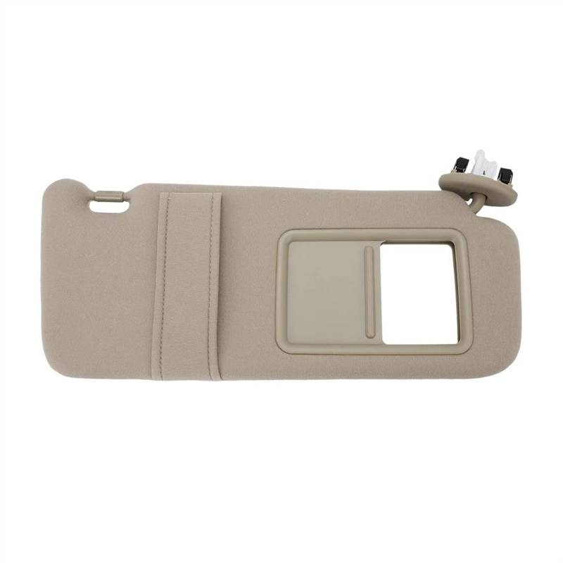 Auto Sonnenblende Sonnenschutz Für Toyota Für Camry 2007 2008 2009 2010 2011 Auto Sonnenblende Sonnenschirm Schatten Panel Mit Make-Up Spiegel 74310-06750-E0 Sonnenschutz(Beige Right) von HONGYISM