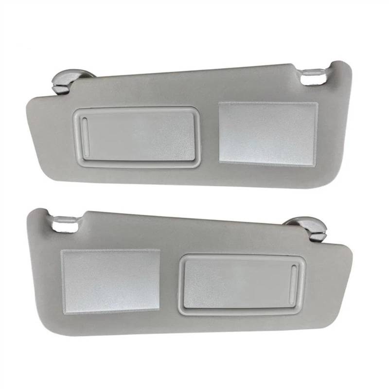 Auto Sonnenblende Sonnenschutz Für Toyota Für Land Für Cruiser J12 2002 2003 2004 2005 2006 2007 2008 2009 Sonnenblende Grau Beige Linke Seite Rechte Seite(A Pair of Gray) von HONGYISM