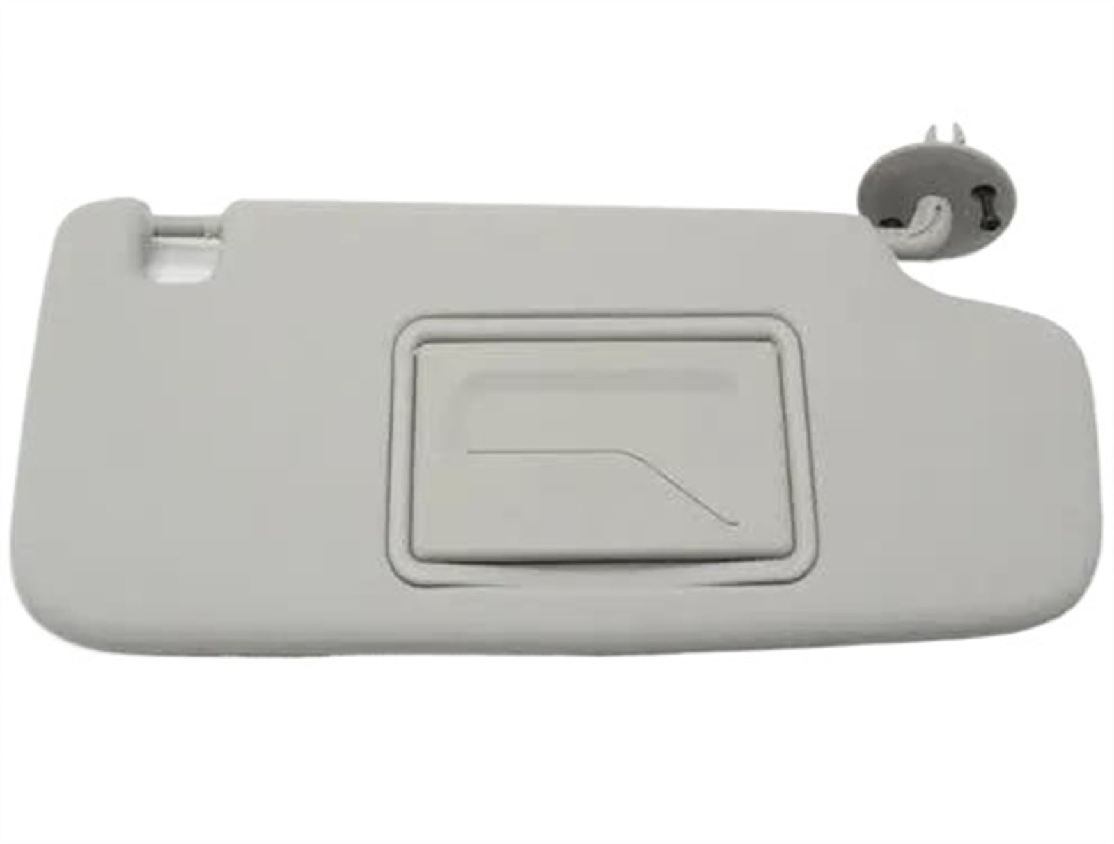 Auto Sonnenblende Sonnenschutz Innensonnenblende Mit Spiegel, Frontblendenbaugruppe Für Daewoo Für Matiz 2011 2012 2013 2014 2015 2016(Grey Right Cover) von HONGYISM