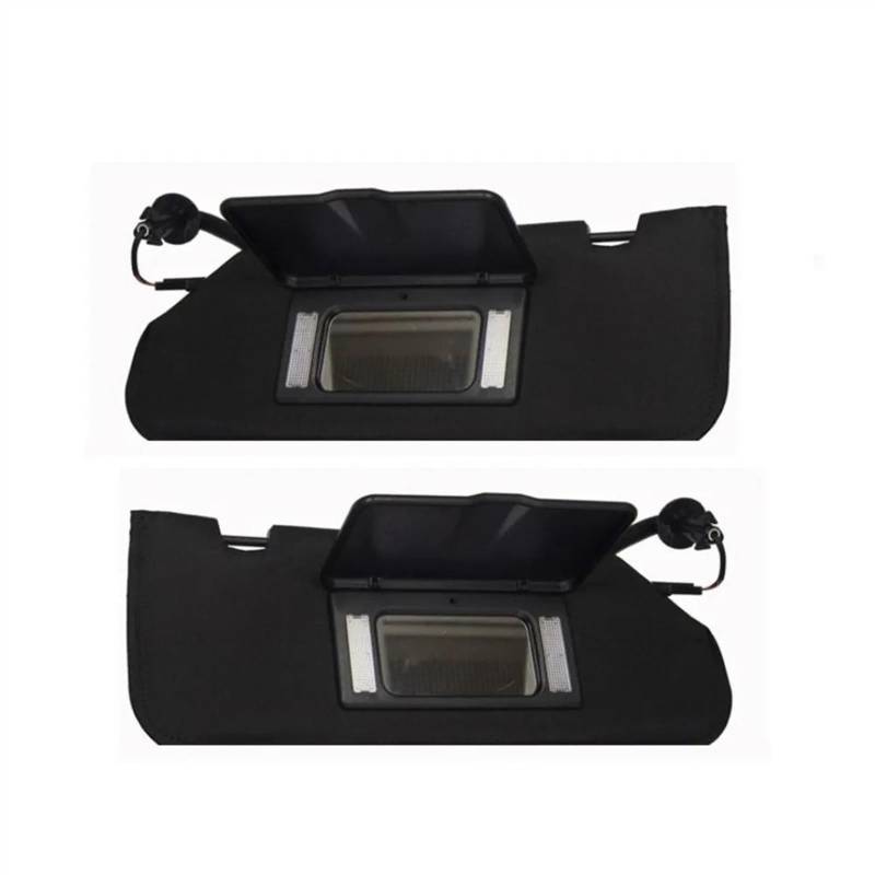 Auto Sonnenblende Sonnenschutz Schwarze Auto-Sonnenblende Links Rechts Für Chevrolet Für Corvette Für C6 2005 2006 2007 2008 2009 2010 2011 2012 2013(Left and Right) von HONGYISM