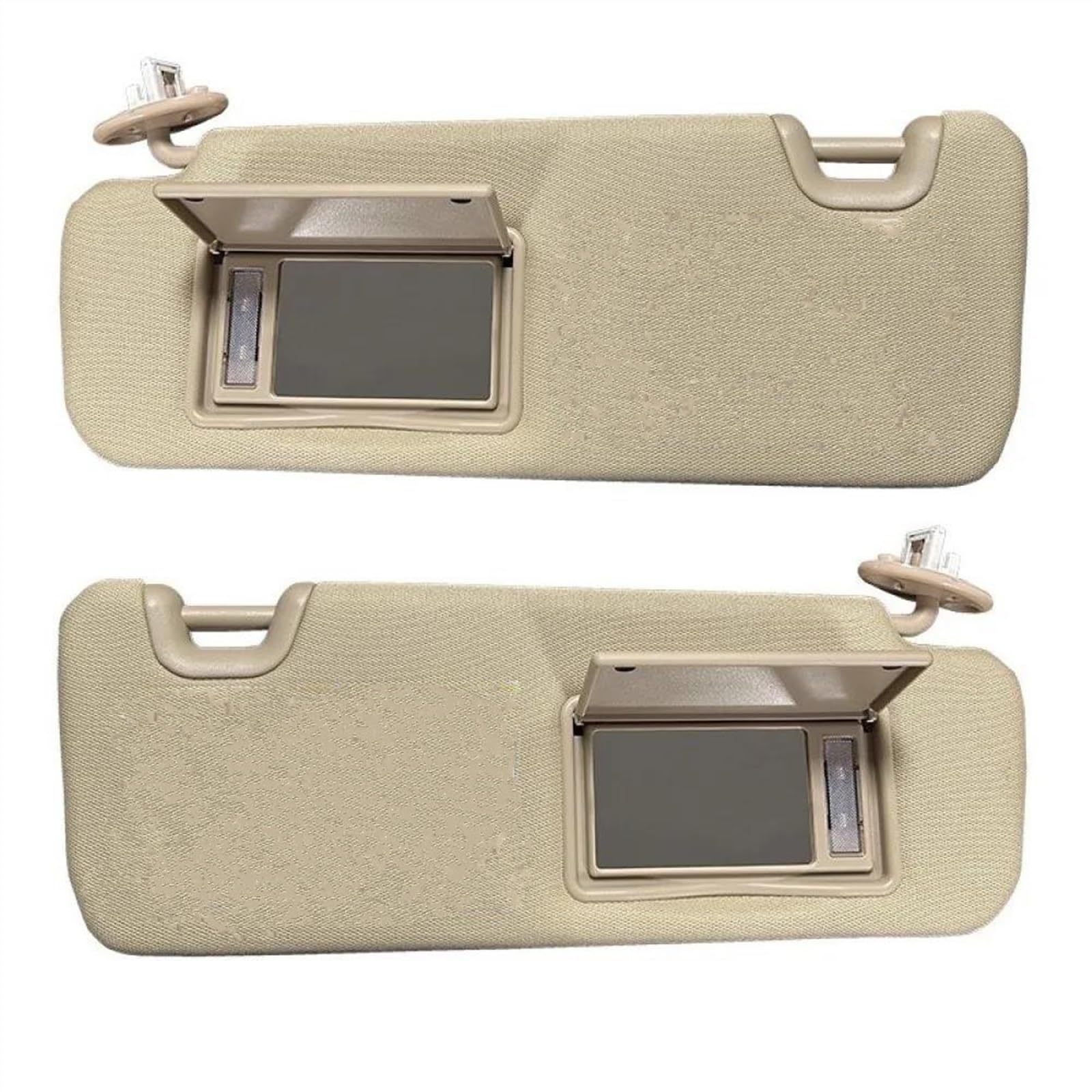 Auto Sonnenblende Sonnenschutz Sonnenblende Links Rechts Fahrer-/Beifahrerseite Beige Für Toyota Für Highlander 2014 2015 2016 2017 2018 2019(Beige Left and Right) von HONGYISM