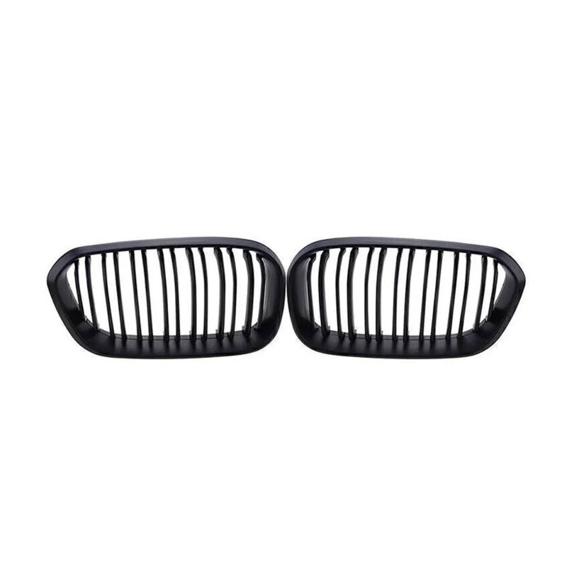 Front Kühlergrille 1 Paar Frontgrills Für 1er F20 F21 2012 13 14 15 16 17 18 2019, Glänzend Schwarz, Nierengrill, Ersatz Für Racing-Frontstoßstangengitter Auto Kühlergrill(Double-Glossy Black) von HONGYISM