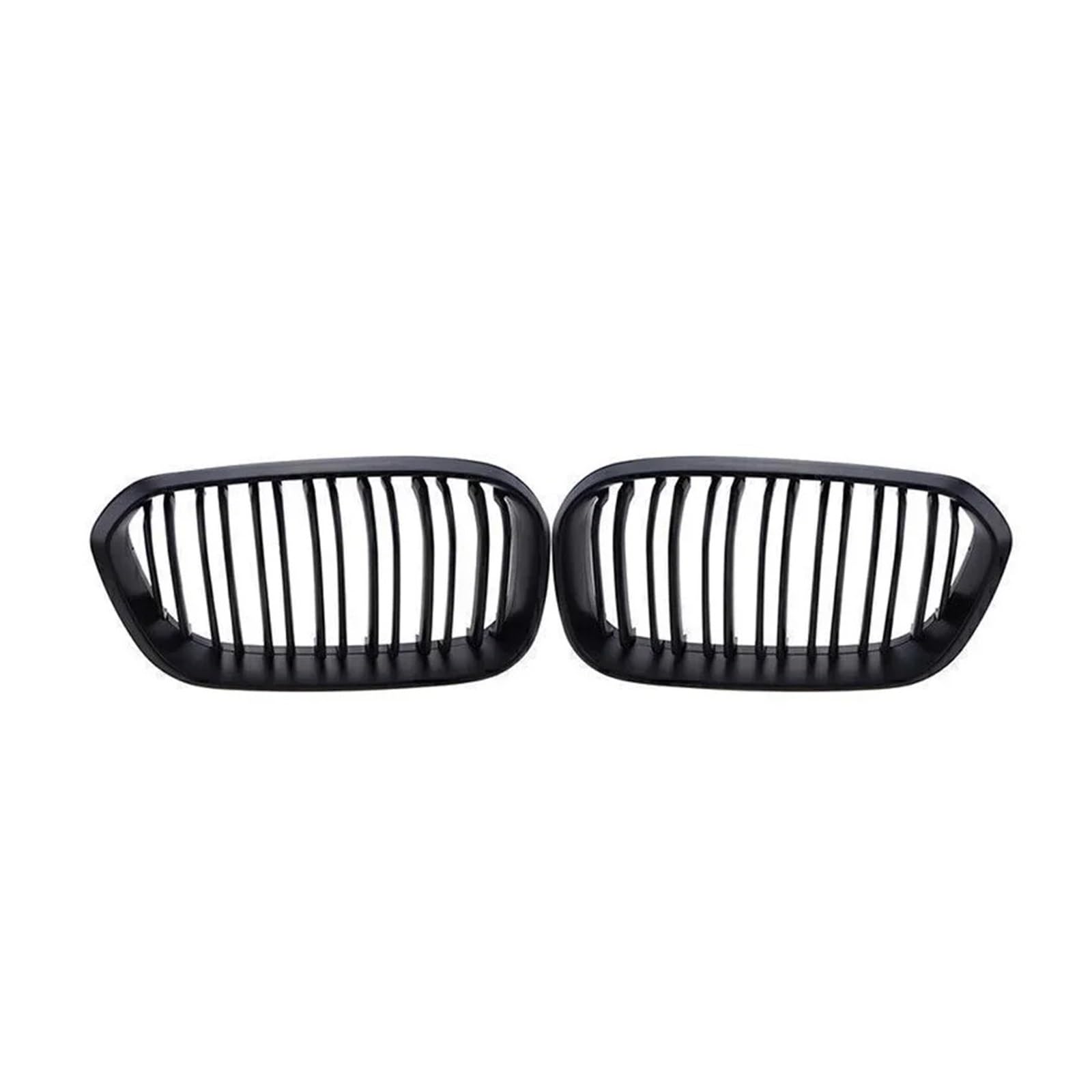 Front Kühlergrille 1 Paar Frontgrills Für 1er F20 F21 2012 13 14 15 16 17 18 2019, Glänzend Schwarz, Nierengrill, Ersatz Für Racing-Frontstoßstangengitter Auto Kühlergrill(Double-Matte Black) von HONGYISM