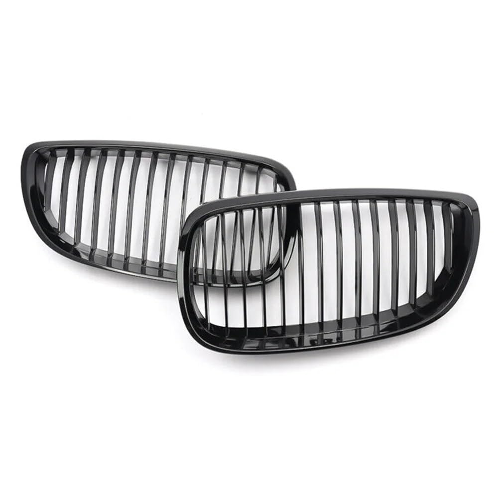 Front Kühlergrille 1 Paar Frontgrills Für 3er E92 E93 2 Türen 2006–2013 Glänzend Schwarz Nierengrill Ersatz-Racing-Frontstoßstangengrill Auto Kühlergrill(2006-2009) von HONGYISM