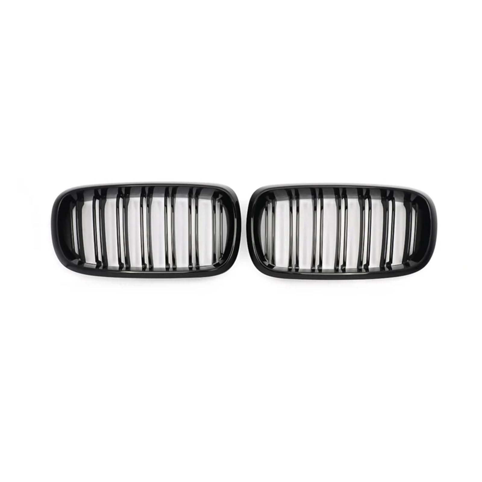 Front Kühlergrille 1 Paar Frontnierengrill Für F15 F16 Für X5 Für X6 F85 F86 X5M X6M 2014 2015 2016 2017, Schwarz Glänzend Ersatzteil Auto Kühlergrill von HONGYISM