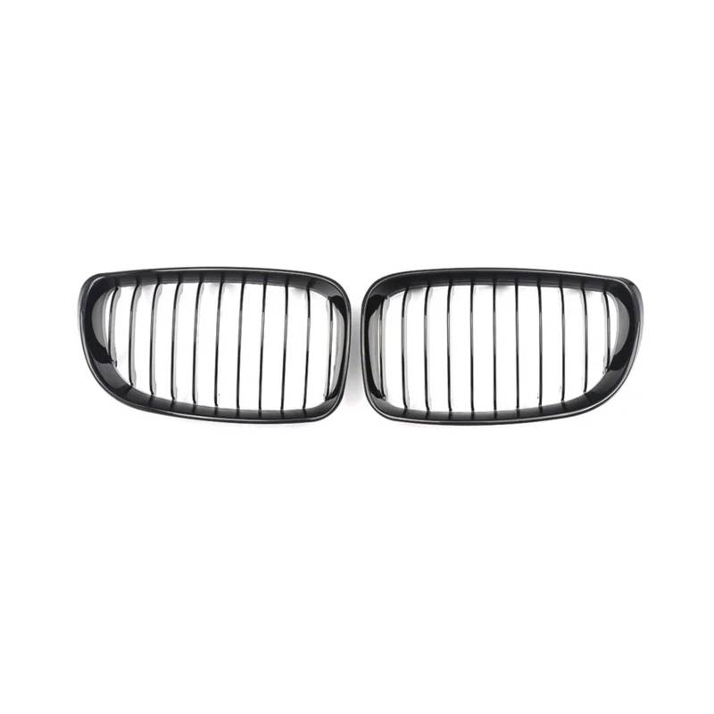 Front Kühlergrille 1 Paar Für 1er E81 E82 E87 E88 2007-2011 Frontnierengrill Schwarz Glänzend 1 Lamellenlinie Auto-Styling Sport Racing Grills Auto Kühlergrill von HONGYISM