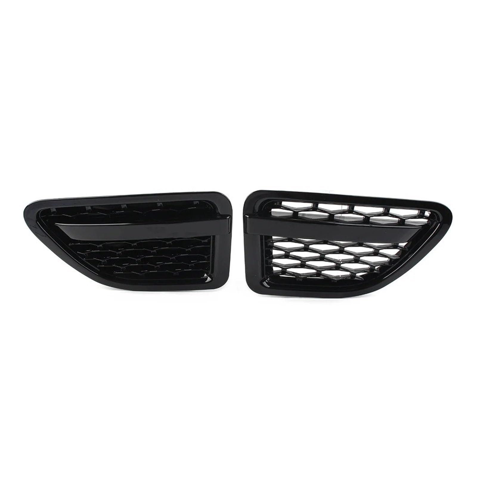 Front Kühlergrille 1 Paar Für Land Für Rover Für Range Für Rover Für Sport 2005-2007 2008 2009 Schwarz Glänzender Auto-Frontgrill Lufteinlass Kotflügel Entlüftungsgrill Auto Kühlergrill von HONGYISM