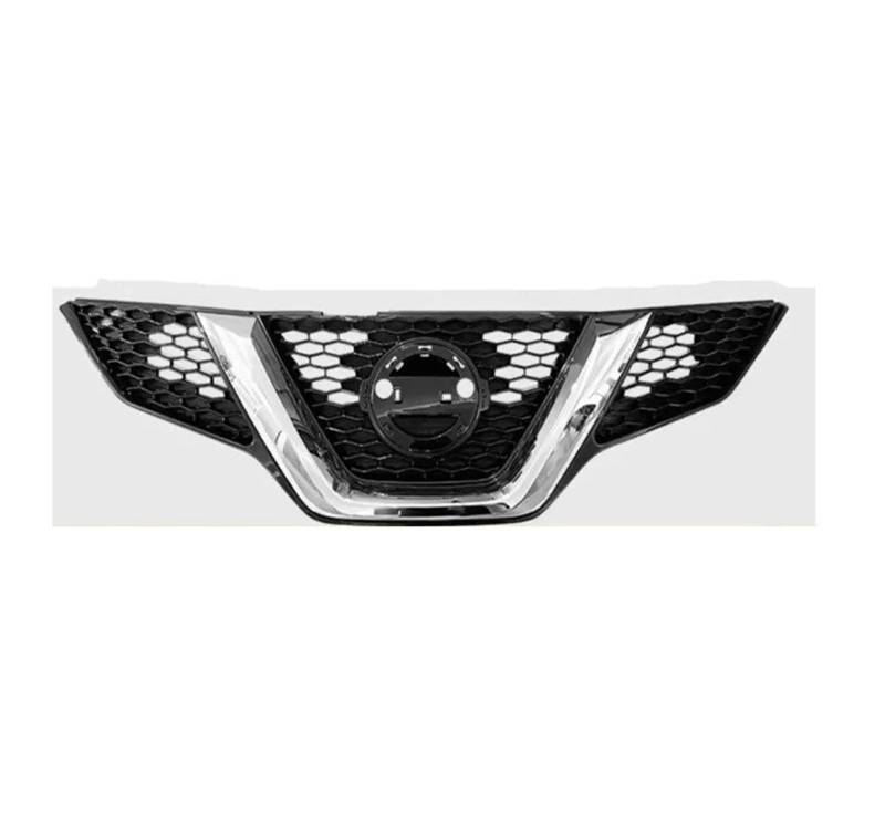 Front Kühlergrille 1PCS Für Nissan Für Qashqai J11 2014 15 16 17 18 19 20 21 2022 Für Qashqai J10 2008 09 10 11 12 2013 Kühlergrill Trim Racing Grills Trim Auto Kühlergrill(J11 E) von HONGYISM