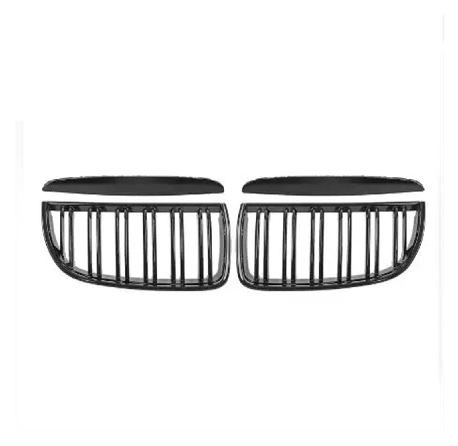 Front Kühlergrille Auto-Frontstoßstangengrill Schwarzer Kühlergrill Abs Für 3er-Serie E90 E91 2005 2006 2007 2008 Auto Kühlergrill(Glossy Black) von HONGYISM