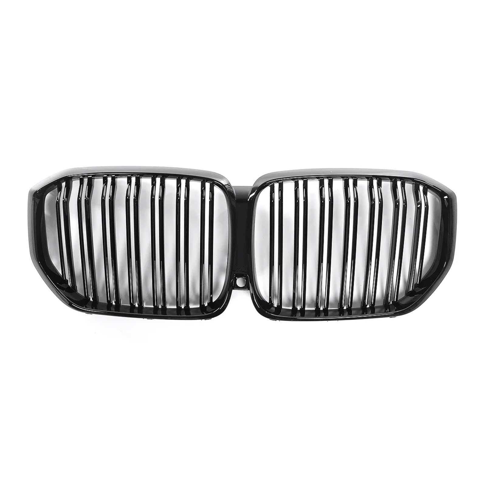 Front Kühlergrille Auto-Nierengrill Für Für X5 G05 2019 2020 2021 2022 2023+ Grille Racing Grills Schwarz Glänzend Grille Autozubehör Doppellinie Auto Kühlergrill von HONGYISM