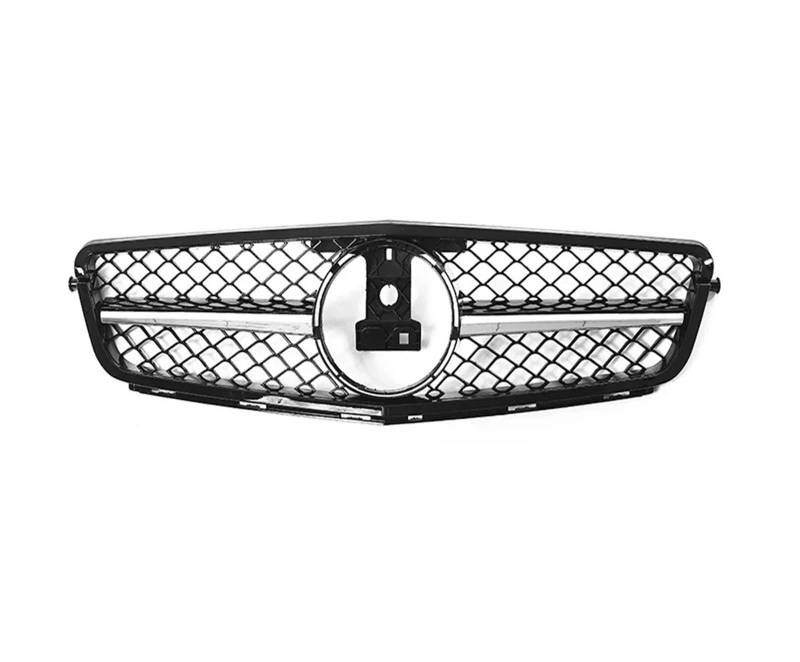 Front Kühlergrille Frontgrill Für Benz W204 Kühlergrill Für C-Klasse C204 S204 2007–2014, C180 C200 C250 C300 C350, Diamant Für AMG Für GT-Stil Auto Kühlergrill(AM-Chrome 1 Pin) von HONGYISM