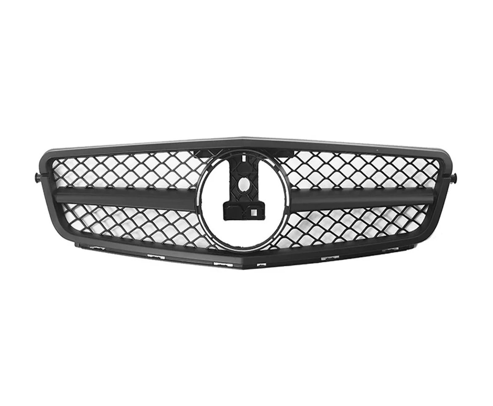 Front Kühlergrille Frontgrill Für Benz W204 Kühlergrill Für C-Klasse C204 S204 2007–2014, C180 C200 C250 C300 C350, Diamant Für AMG Für GT-Stil Auto Kühlergrill(AM-Matte Black) von HONGYISM