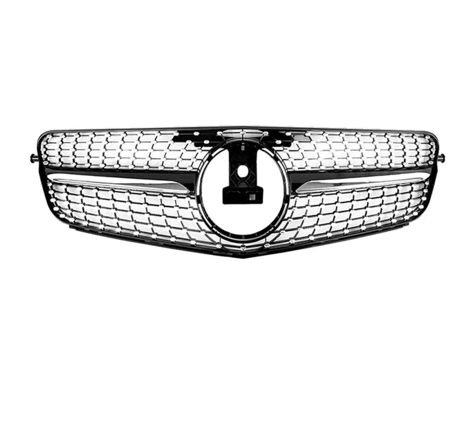 Front Kühlergrille Frontgrill Für Benz W204 Kühlergrill Für C-Klasse C204 S204 2007–2014, C180 C200 C250 C300 C350, Diamant Für AMG Für GT-Stil Auto Kühlergrill(Diamonds-Black) von HONGYISM