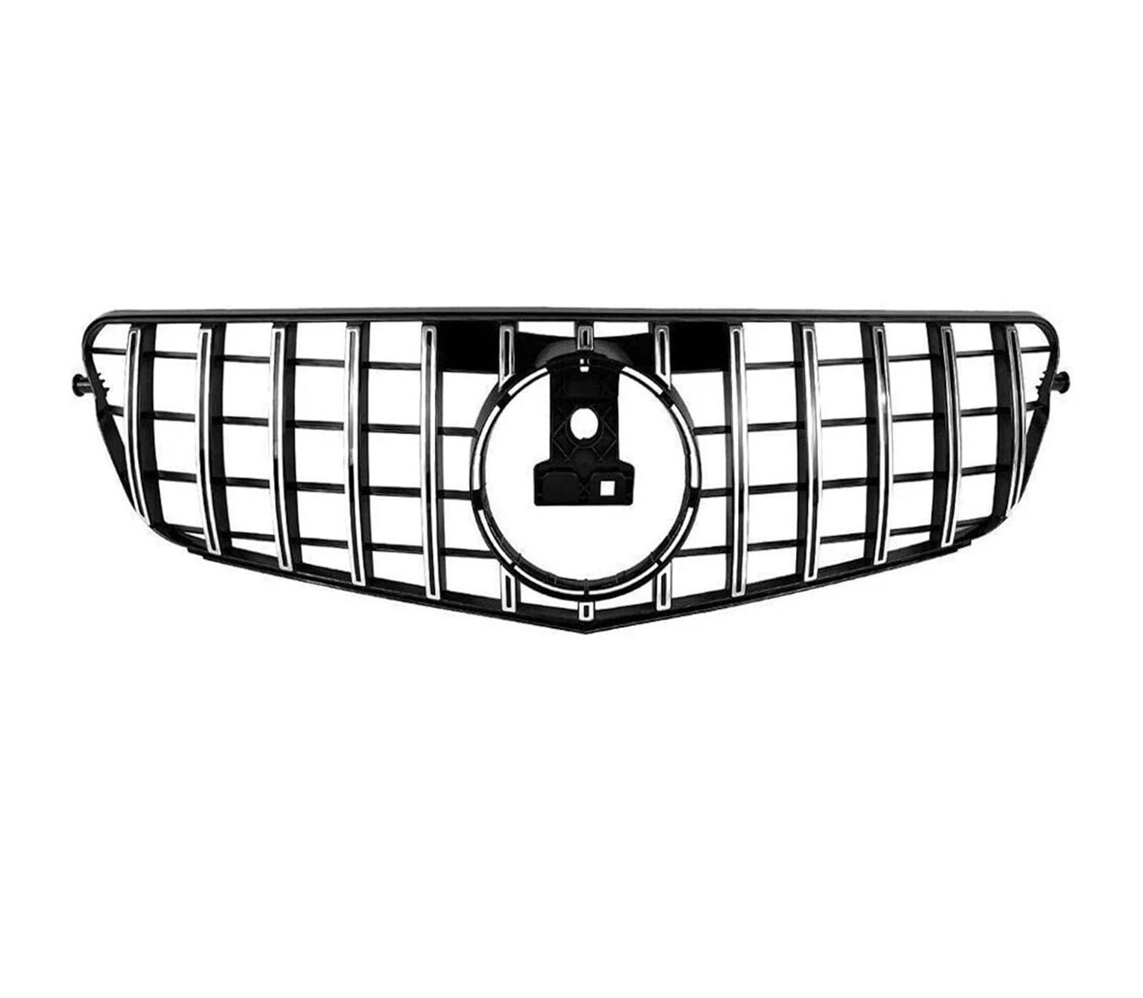 Front Kühlergrille Frontgrill Für Benz W204 Kühlergrill Für C-Klasse C204 S204 2007–2014, C180 C200 C250 C300 C350, Diamant Für AMG Für GT-Stil Auto Kühlergrill(GT-Silver) von HONGYISM