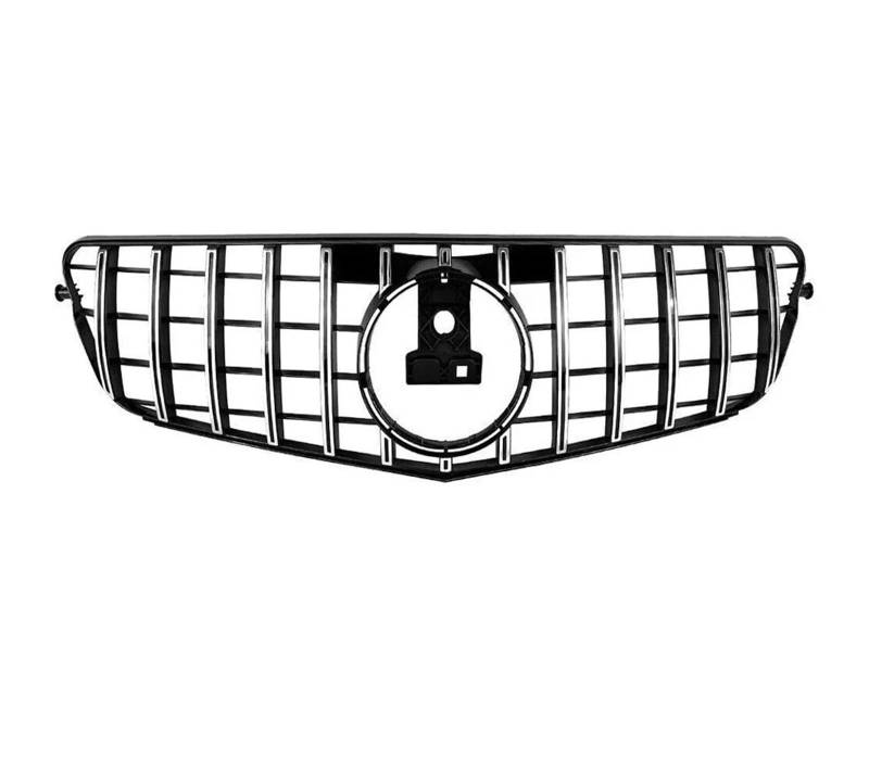 Front Kühlergrille Frontgrill Für Benz W204 Kühlergrill Für C-Klasse C204 S204 2007–2014, C180 C200 C250 C300 C350, Diamant Für AMG Für GT-Stil Auto Kühlergrill(GT-Silver) von HONGYISM