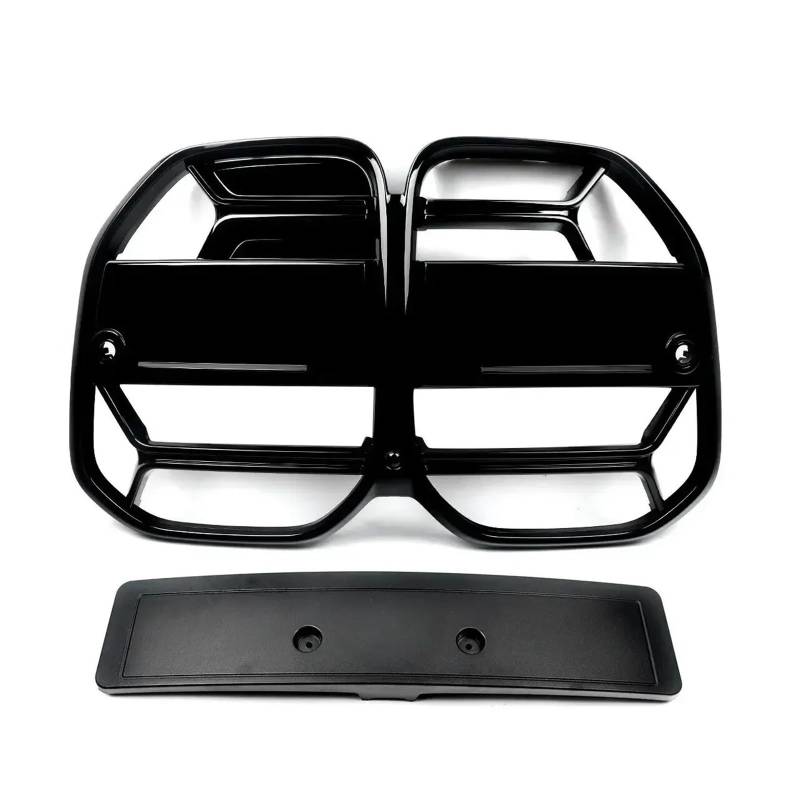 Front Kühlergrille Frontgrill Für Die Stoßstange Für CSL-Stil Für 4er-Serie G22 G23 2021 2022 2023 Schwarz Glänzend Für Autozubehör Frontgrill Auto Kühlergrill von HONGYISM