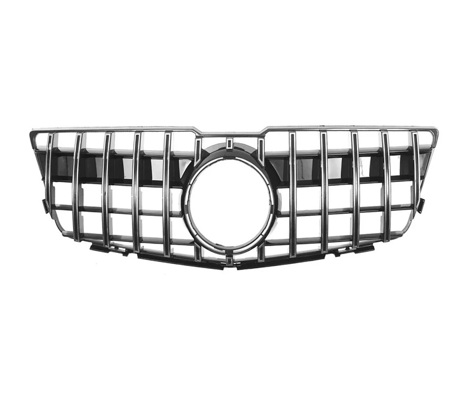 Front Kühlergrille Frontstoßstangengitter Für Benz Für GLK X204 2008-2012 GLK280 GLK300 GLK350 Chrom Silber Für GTR Style Front Racing Grille Auto Kühlergrill(GT-Chrome Silver) von HONGYISM