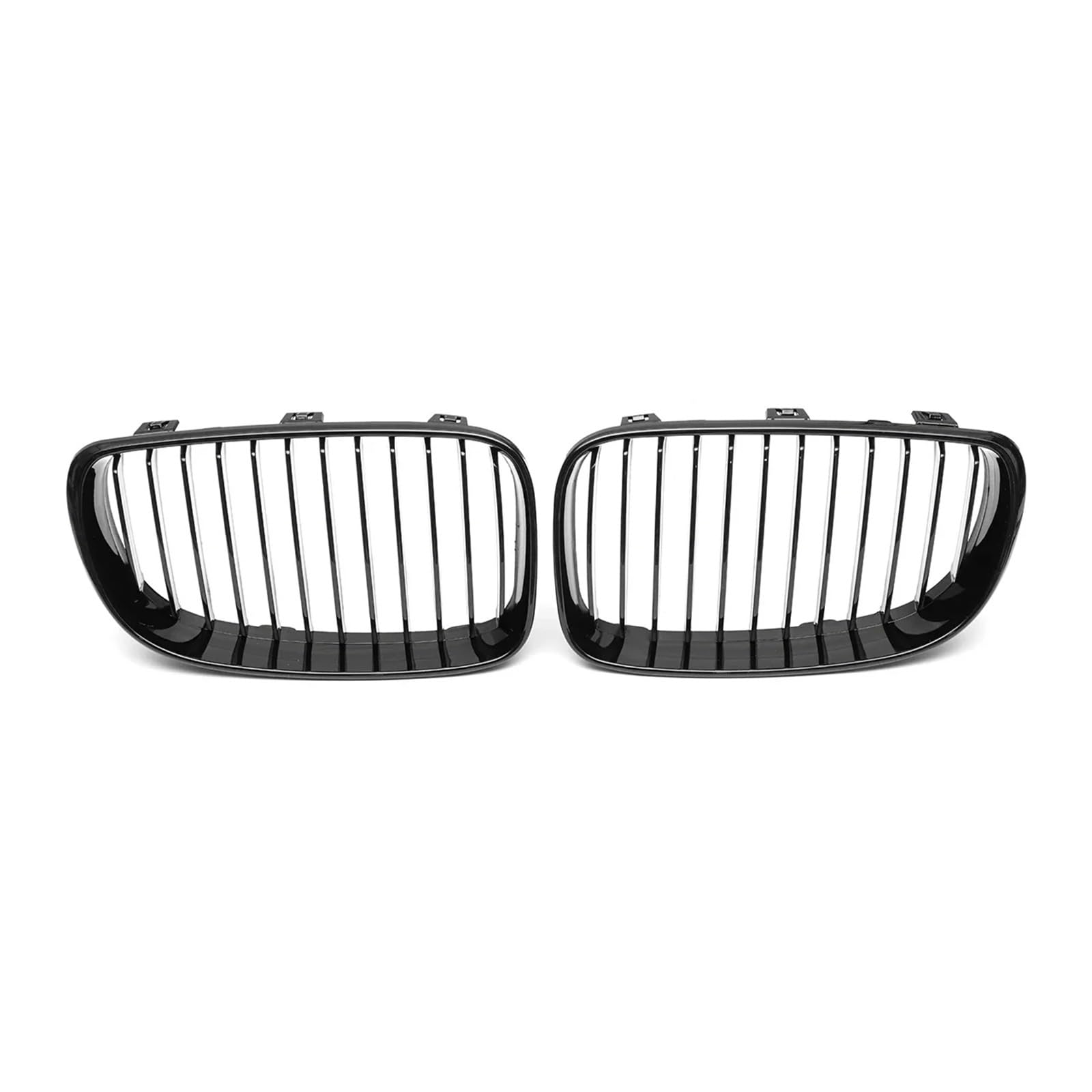 Front Kühlergrille Für 1er E81/E82/E87/E88 2007 2008 2009 2010 2011 2012 2013 51137322209 Schwarz Glänzend Auto Front Nierengitter Racing Grill Auto Kühlergrill von HONGYISM