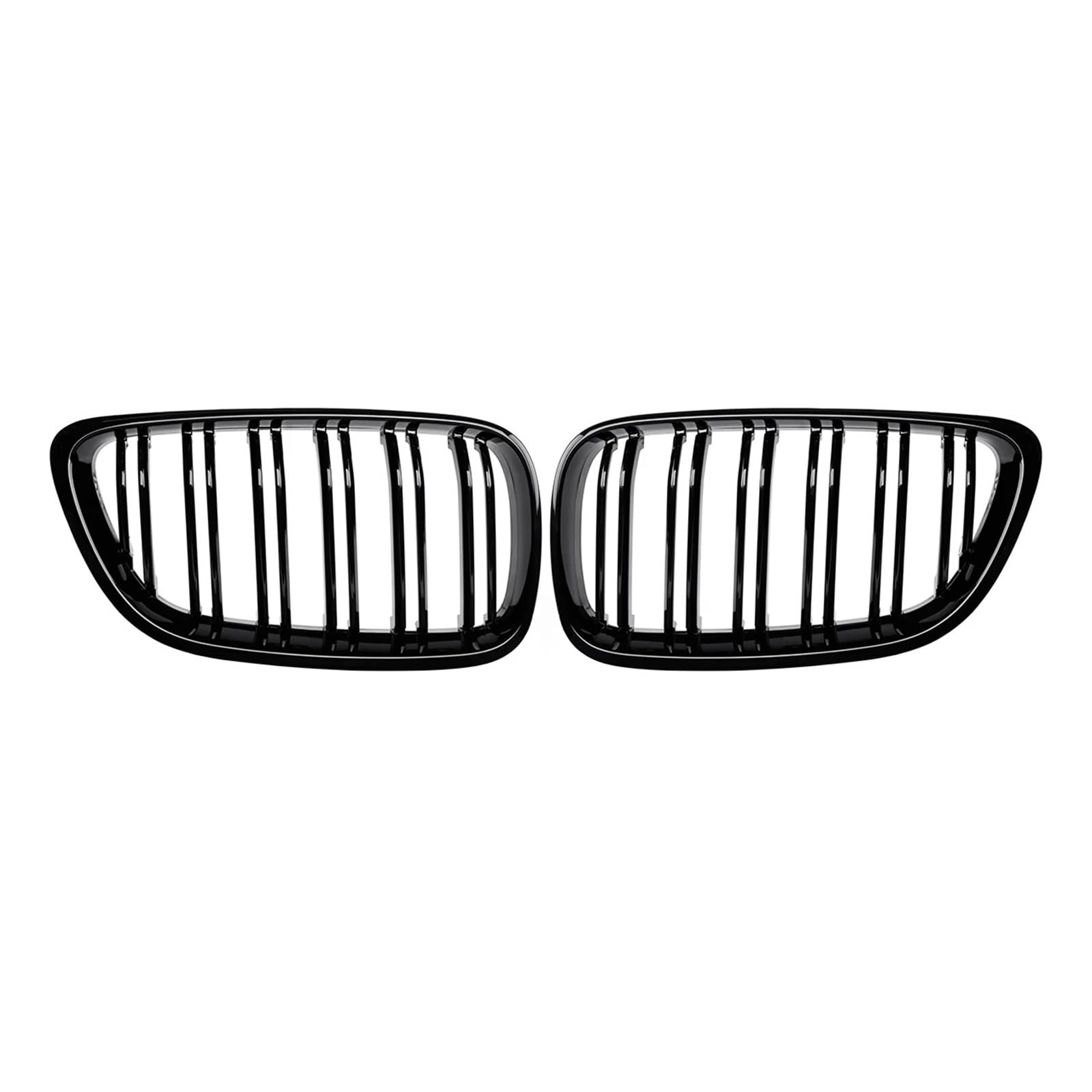 Front Kühlergrille Für 2er F22 F23 F87 Für M2 2014 15 16 17 2018 Auto-Frontstoßstangengitter Nieren-Racing-Grill Doppellamellengrill Glanzschwarz Auto Kühlergrill von HONGYISM