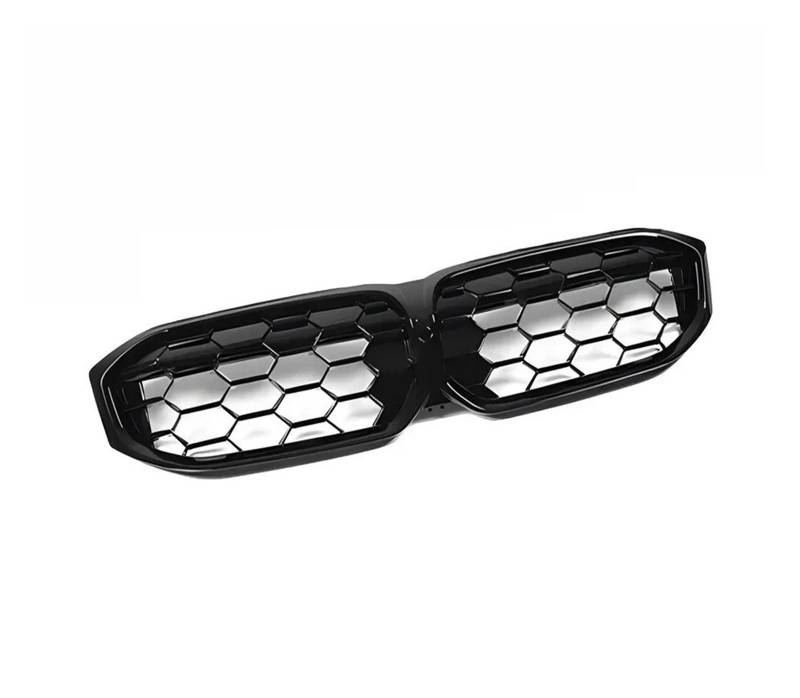 Front Kühlergrille Für 3 Serie G20 G21 Für Sport 320i 325i 330i M340i Für LCI 2022 2023 2024 Front Niere Diamant Grille Grill Center Grid Mesh Tuning Auto Kühlergrill(Schwarz) von HONGYISM