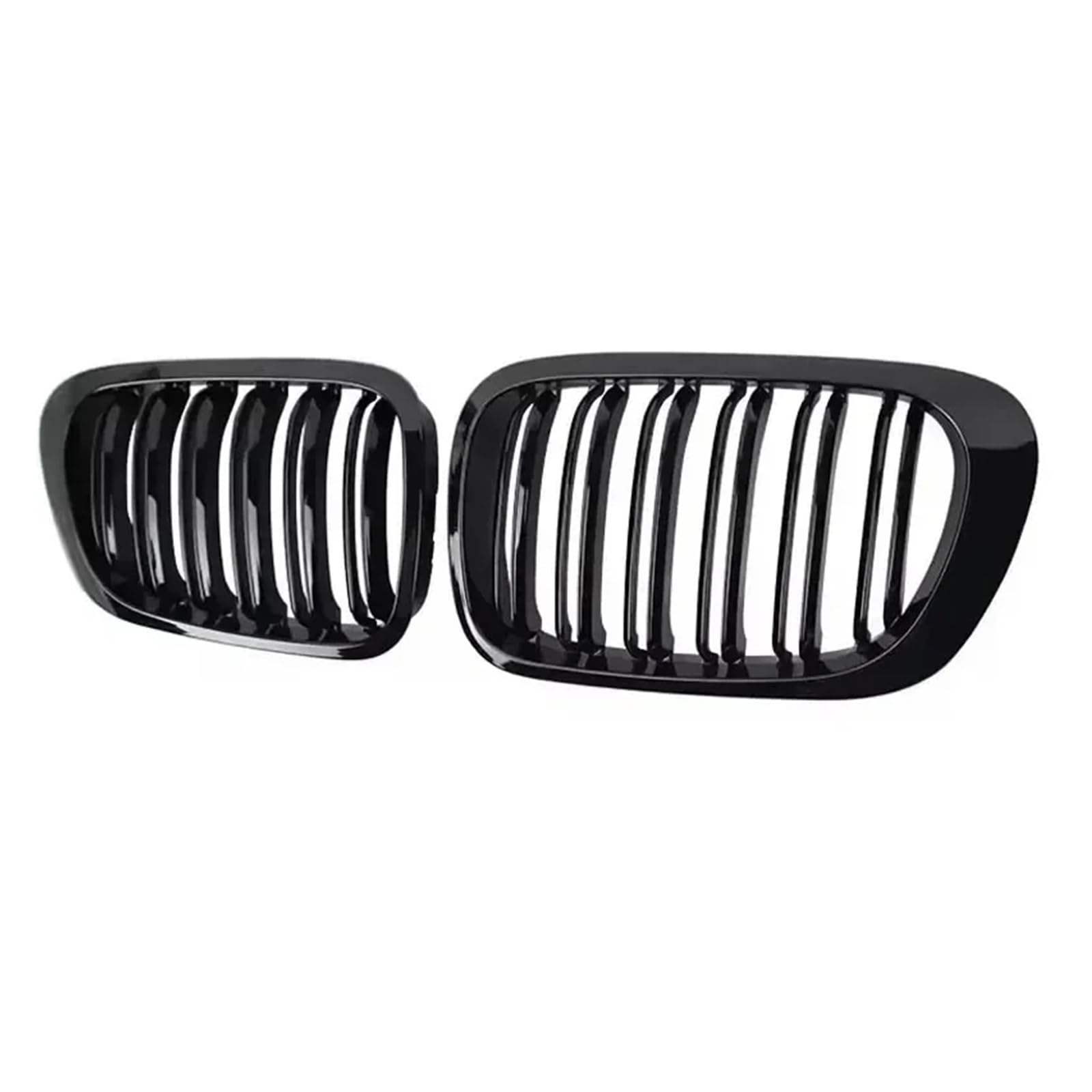 Front Kühlergrille Für 3er E46 1998 1999 2000 2001 2/4 Türen Auto Front Nierengrill 318i 320i 325i 330i Glanz Schwarz Racing Grille Zubehör Auto Kühlergrill(4 Door Gloss Black) von HONGYISM