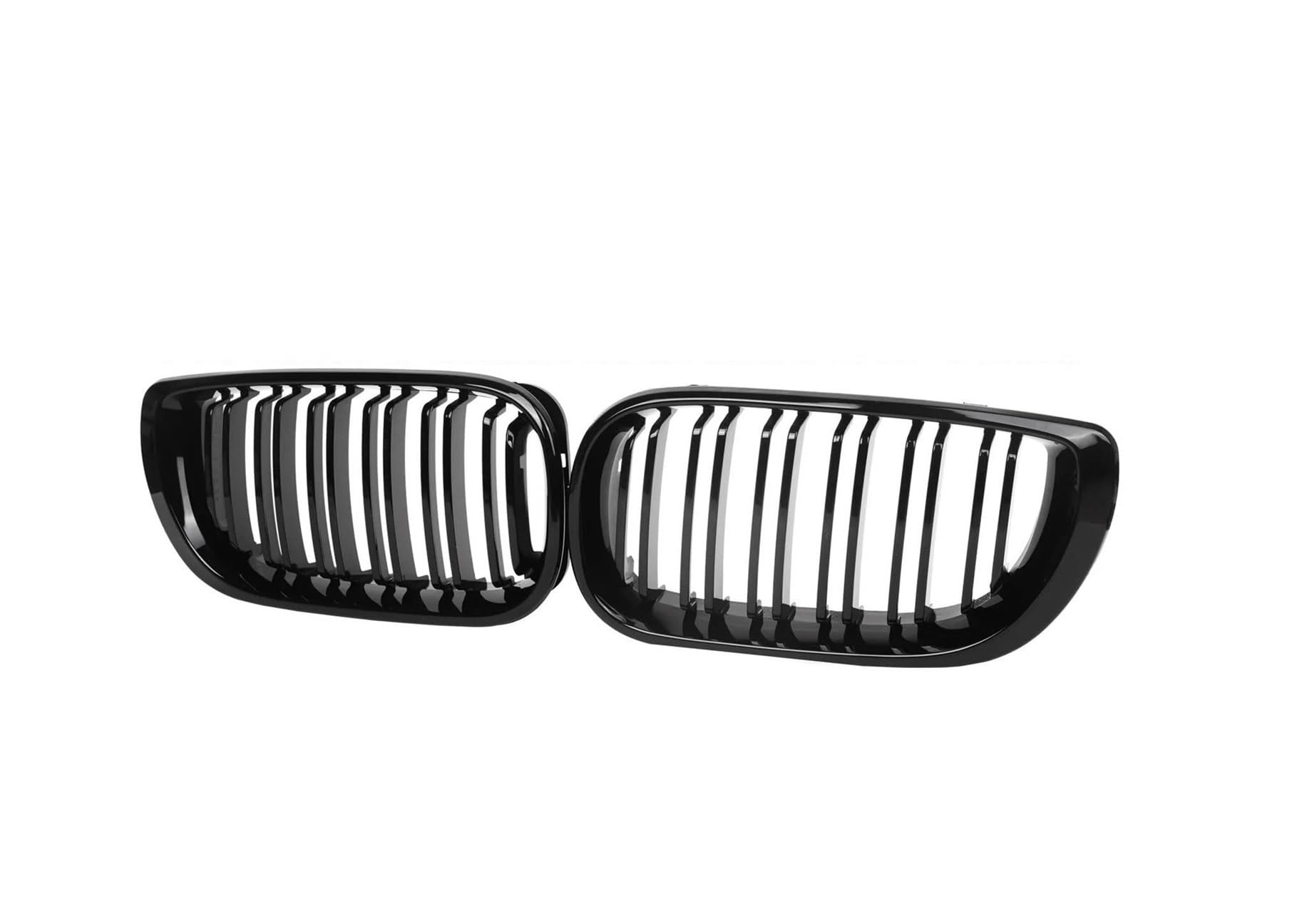 Front Kühlergrille Für 3er E46 4-Türer 320i 325i 325xi 330i 330xi 2002 2003 2004 2005 Kühlergrill Frontniere Grill Doppellamellen Schwarzer Grill Auto Kühlergrill(Black 2 Door 02-05) von HONGYISM