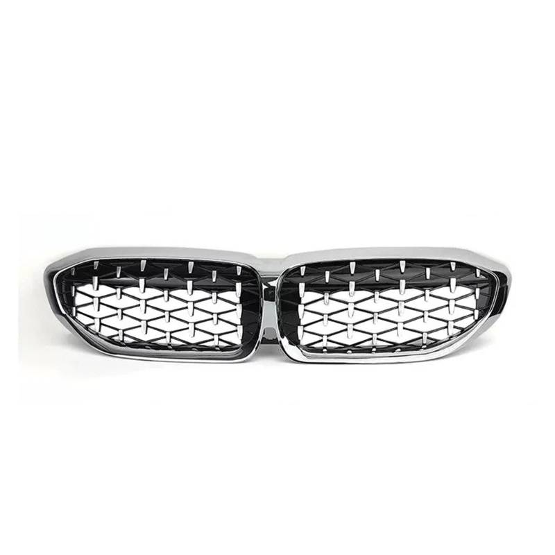 Front Kühlergrille Für 3er G20 318i 320i M340i Für M3 2019 2020 2021 2022 2023 Kühlergrill SCHWARZ Frontnierengrill Sport Auto Kühlergrill(19-22 Silver) von HONGYISM