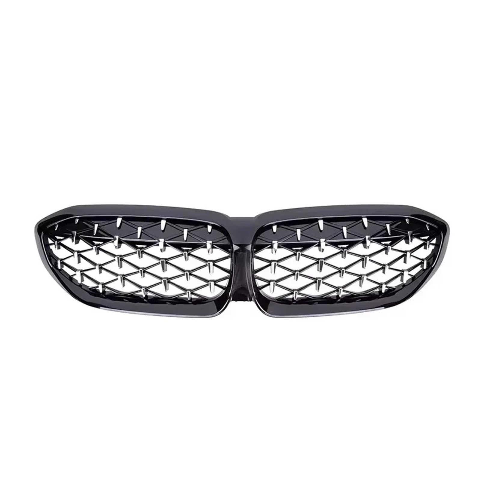 Front Kühlergrille Für 3er G20 G21 2019 2020 2021 2022 318i 320i 320d 330i 340i 340d Sport Frontstoßstange Nierengrill Diamanten Style Grille Auto Kühlergrill(Diamond-Chrome Black) von HONGYISM