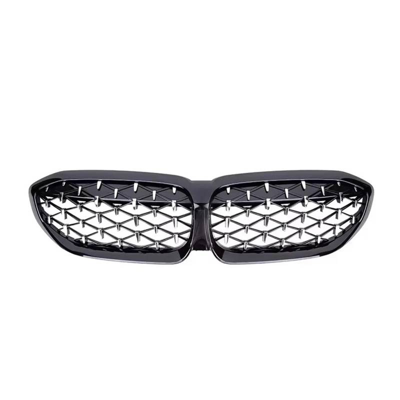 Front Kühlergrille Für 3er G20 G21 2019 2020 2021 2022 318i 320i 320d 330i 340i 340d Sport Frontstoßstange Nierengrill Diamanten Style Grille Auto Kühlergrill(Diamond-Chrome Black) von HONGYISM