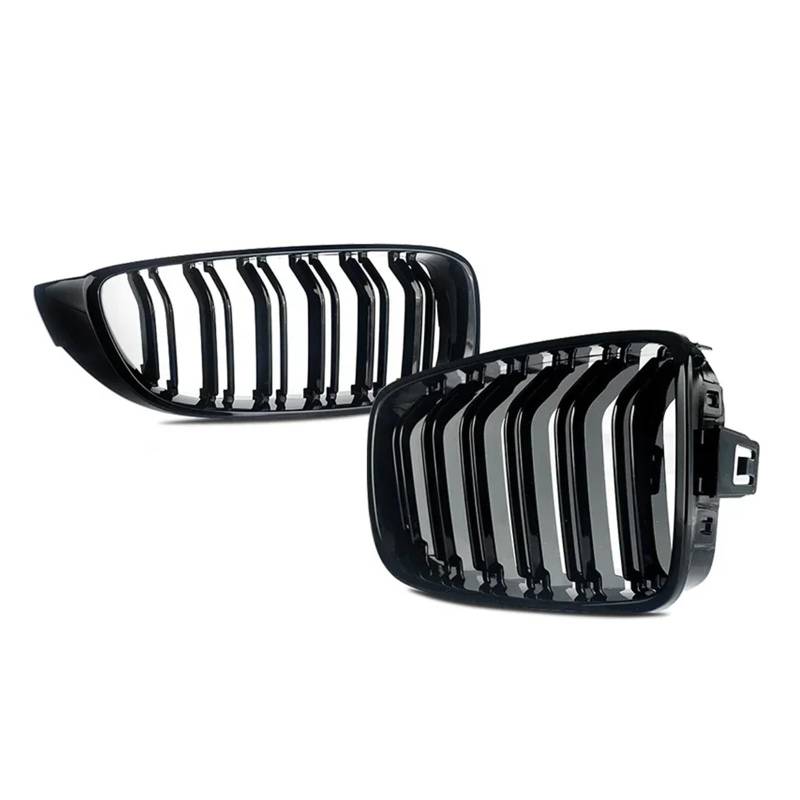 Front Kühlergrille Für 4 Series F32 F33 F36 F82 F83 2013-2020 420i 428i 430i 435i 440i 418d Für M4 Style Frontnierengrill Doppellamellen Auto Kühlergrill(Style A) von HONGYISM