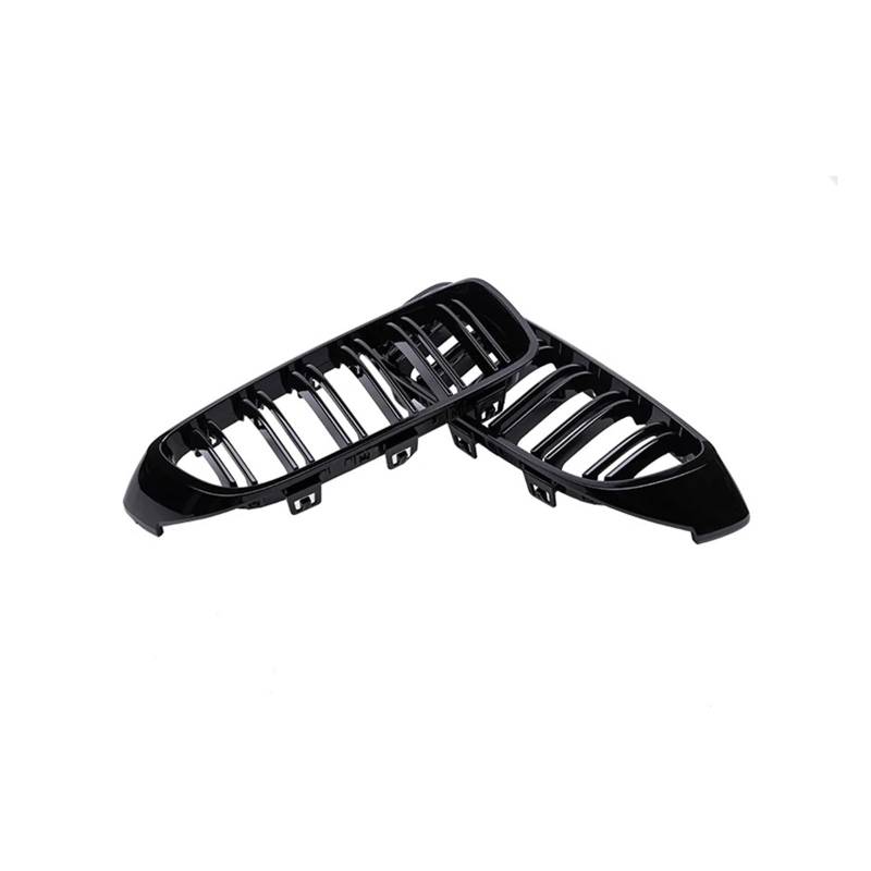 Front Kühlergrille Für 4er F32 F33 F36 Für M3 F80 Für M4 F82 2012–2018 Auto-Frontstoßstangengrill Racing Grill Dual-Lamellen Glänzend Schwarze Gitter Zubehör Auto Kühlergrill(Matt-schwarz) von HONGYISM