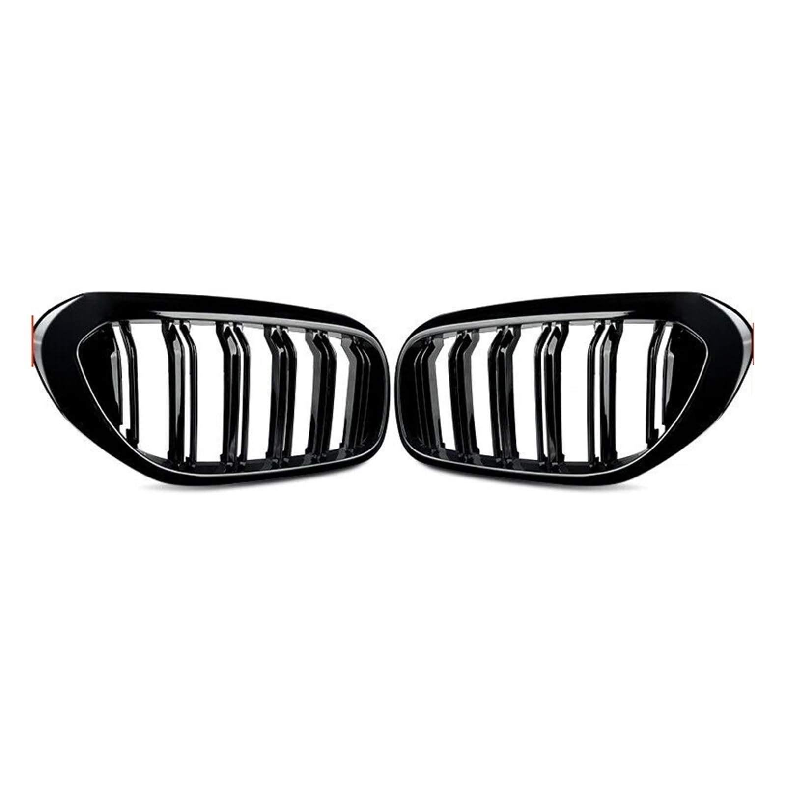 Front Kühlergrille Für 5 -Serie G30 G31 520i 530i 540i Für M5 17-20 Auto Front Stoßstange Rennkühlergrill Doppel -Slat -Nierengrill Glänzender Schwarzer Kühlergrill Auto Kühlergrill(Glossy Black) von HONGYISM