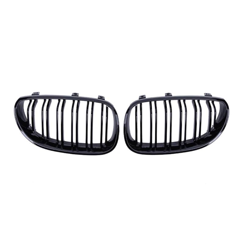 Front Kühlergrille Für 5 Series E60 Für M5 E61 520i 545i 550i 535i 2003-2010 Auto Vorderen Stoßfänger Niere Grille Grill Haube Mesh Doppel Linie Racing Grills Auto Kühlergrill von HONGYISM