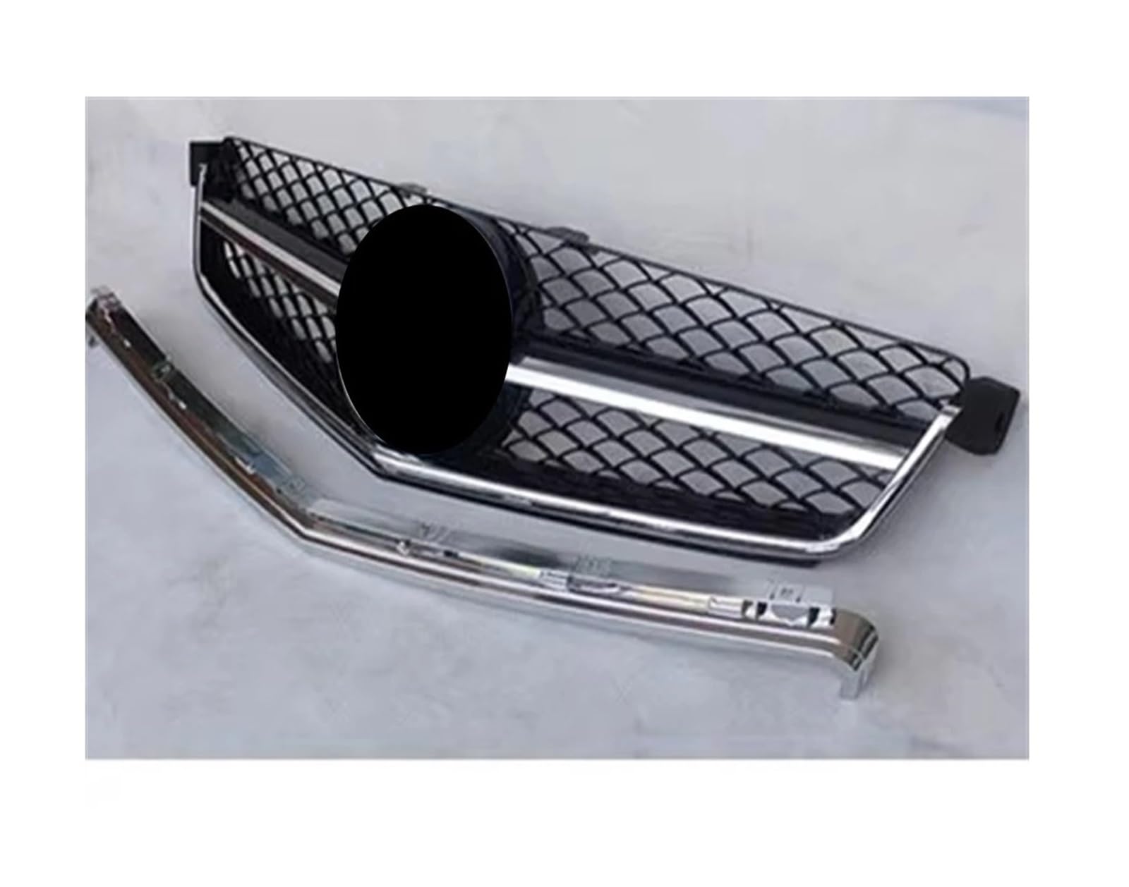 Front Kühlergrille Für Benz C Klasse W204 C63 2007 2008 2009 2010 2011 2012 2013 Auto Vorderen Stoßfänger Grill Kühlergrill Racing Grill Auto Kühlergrill(07-11 A) von HONGYISM