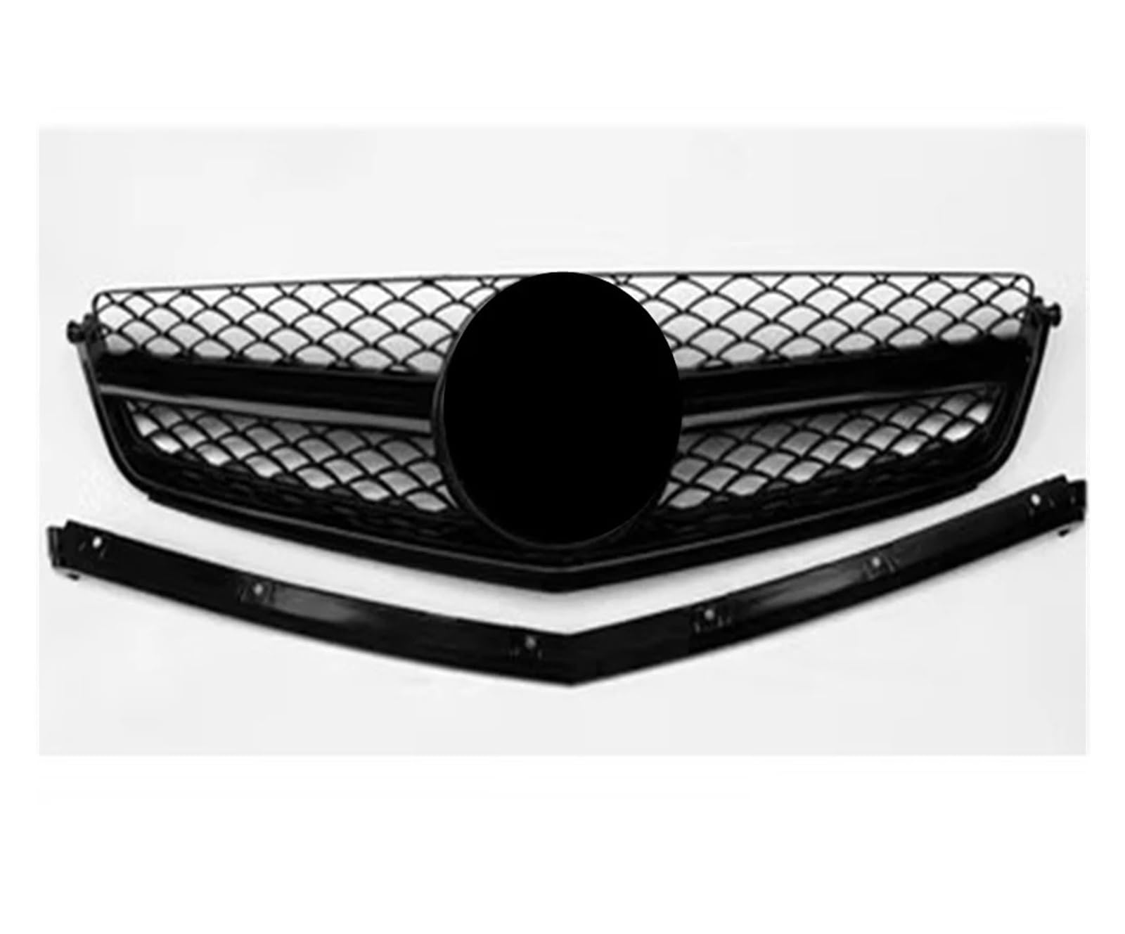 Front Kühlergrille Für Benz C Klasse W204 C63 2007 2008 2009 2010 2011 2012 2013 Auto Vorderen Stoßfänger Grill Kühlergrill Racing Grill Auto Kühlergrill(07-11 B) von HONGYISM