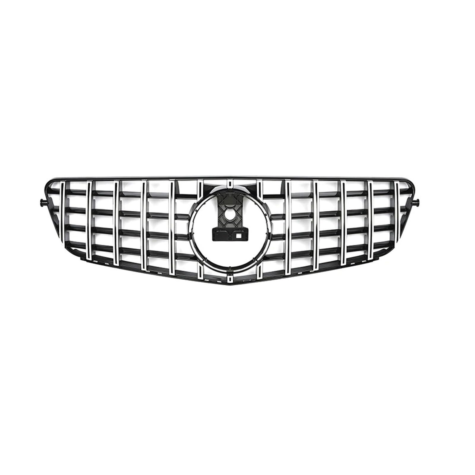 Front Kühlergrille Für Benz C W204 C43 2007 2008 2009-2014 C180 C200 C250 C300 Für AMG Für GT Diamant Tuning Spiel Frontschürze Grille Haube Grill Auto Kühlergrill(GT-Silver) von HONGYISM